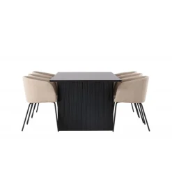 Spisebordssæt Vail med Berit Spisebordsstole