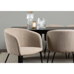 Spisebordssæt Vail med Berit Spisebordsstole