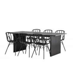 Spisebordssæt Vail med Dyron Spisebordsstole