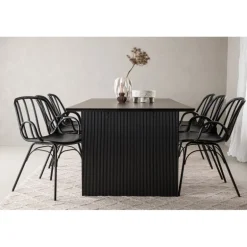 Spisebordssæt Vail med Dyron Spisebordsstole