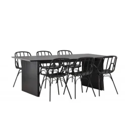 Spisebordssæt Vail med Dyron Spisebordsstole