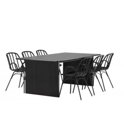 Spisebordssæt Vail med Dyron Spisebordsstole