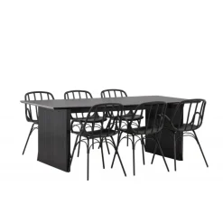 Spisebordssæt Vail med Dyron Spisebordsstole