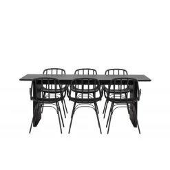 Spisebordssæt Vail med Dyron Spisebordsstole