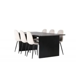 Spisebordssæt Vail med Spisebordsstolene Polar