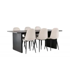 Spisebordssæt Vail med Spisebordsstolene Polar