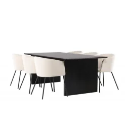 Spisebordssæt Vail med Spisebordsstole Berit