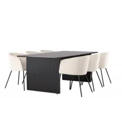 Spisebordssæt Vail med Spisebordsstole Berit