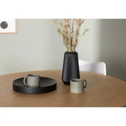 Spisebordssæt Yadikon med stole Zeno - Brun og Hvid