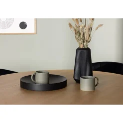 Spisebordssæt Yadikon med Selma stole - Sort og Brun