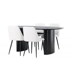 Spisestuesæt Isolde med stolene Night