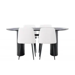 Spisestuesæt Isolde med stolene Night