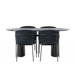 Spisestuesæt Isolde med stole Selma