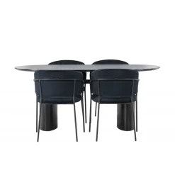 Spisestuesæt Isolde med stole Selma