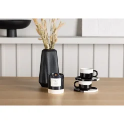 Spisestuesæt Leo med Spisebordsstole Zeno - Natur og Hvid