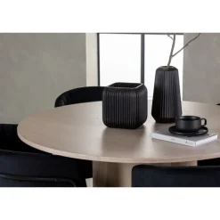 Spisestuesæt Olivia med stole Selma - Sort og Hvid