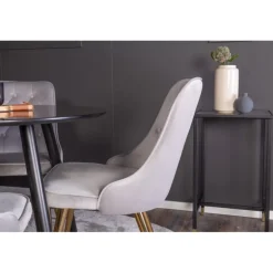 Spisestuesæt Plaza med stole Velvet Deluxe