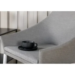 Spoga Havestol - Lysegrå,Hvid