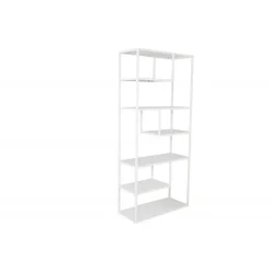 Staal Reol 85x188cm - Hvid