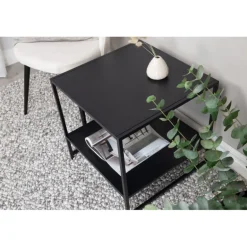 Staal Sidebord - Sort