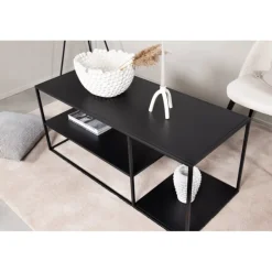 Staal Sofa Bord - Sort