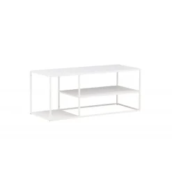 Staal Sofabord - Hvid
