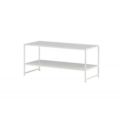 Staal Sofabord - Hvid