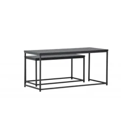 Staal Sofabord - Sort