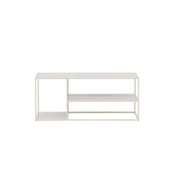 Staal Sofabord 120cm - Beige