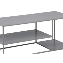 Staal Sofabord 120cm - Lysegrå