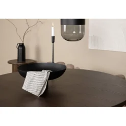 Sten Rund Spisebordssæt - Beige og Mocca