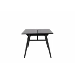 Stilfuldt Spisebord - Sort og Light Brushed