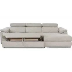 Stitch Sovesofa højrevendt Med Indbygget Sengeudtræk - Stof