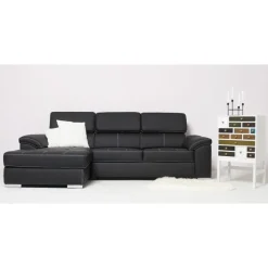 Stitch Sovesofa venstrevendt Med Indbygget Sengeudtræk