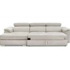 Stitch Sovesofa Venstrevendt Med Indbygget Sengeudtræk - Stof