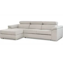 Stitch Sovesofa Venstrevendt Med Indbygget Sengeudtræk - Stof