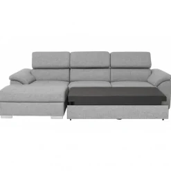 Stitch Sovesofa Venstrevendt Med Indbygget Sengeudtræk - Stof