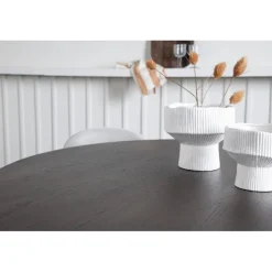 Stone Rundt Spisebordssæt - Grå og Mocca