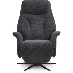 Storm lænestol Antracit stof med skammel (motorbetjent)