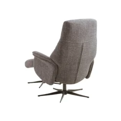 Storm lænestol med skammel - Taupe