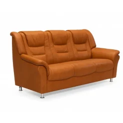 Strib 3 Personers lædersofa
