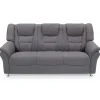 Strib 3 personers sofa grå