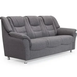 Strib 3 personers sofa grå