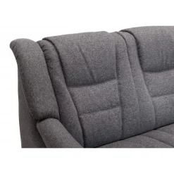 Strib 3 personers sofa grå