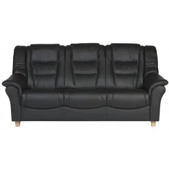 Strib 3 personers sofa Læder