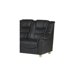 Strib 2 personers sofa Læder