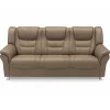 Strib 3 Personers Soleda lædersofa