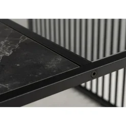 Strington sofabord grå;sort glas 80 x 80