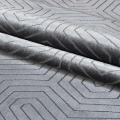 Style Kortluvet tæppe Ensfarvet - Grå