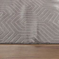 Style Kortluvet tæppe Ensfarvet - Mokka